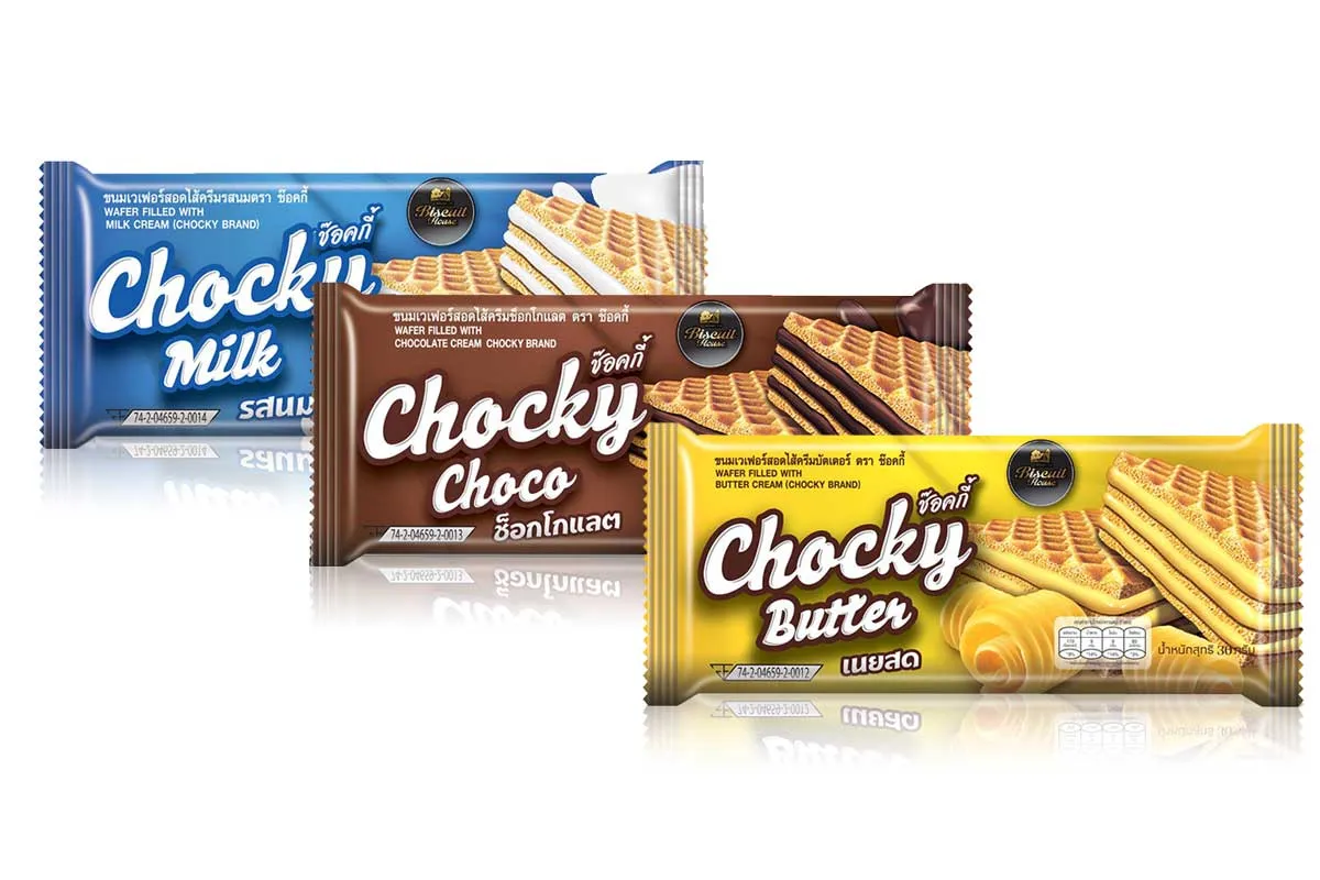 เวเฟอร์สอดไส้ช็อกโกแลต (ช็อคกี้) - ภาพที่ 1