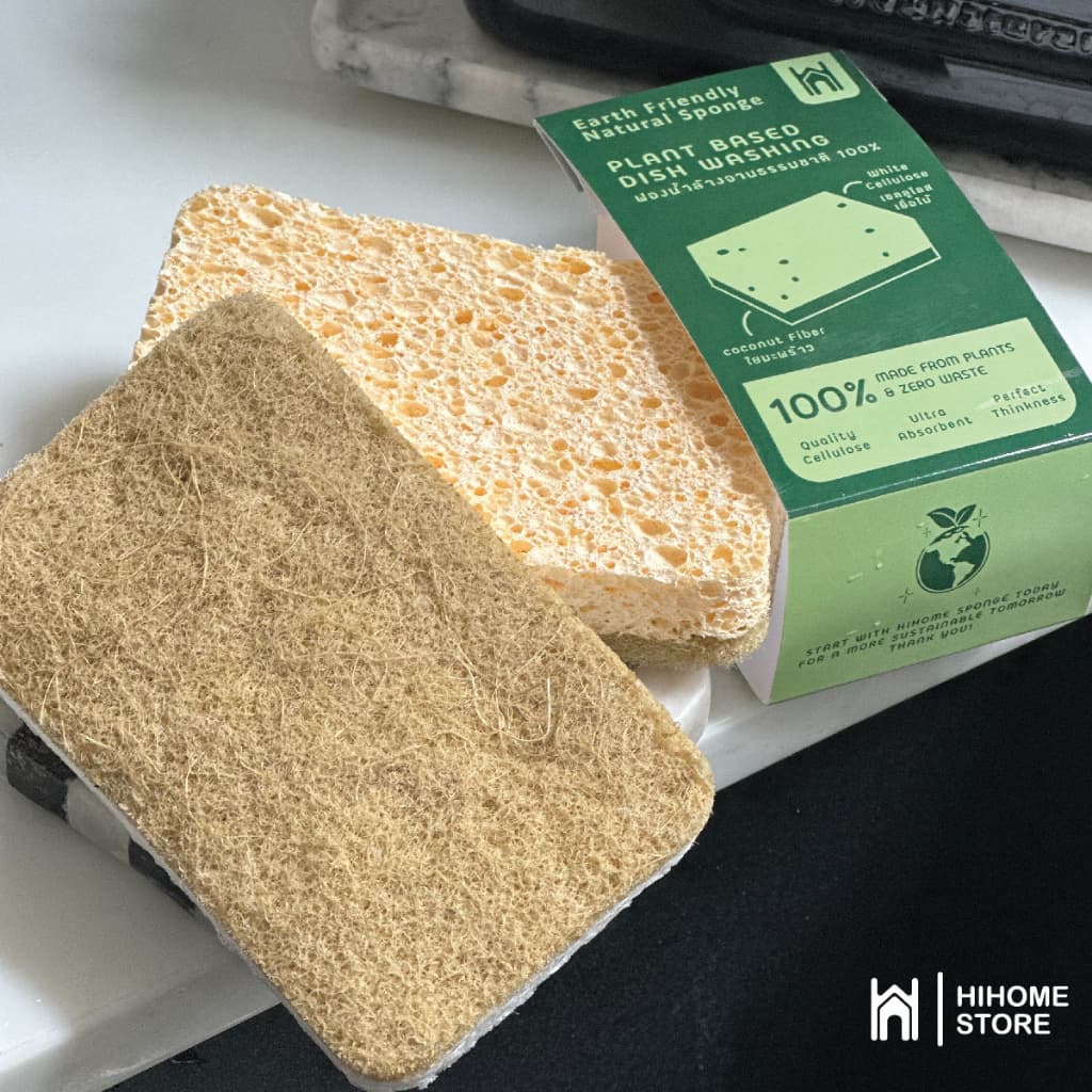 Natural Coconut Fiber Scrubber - ภาพที่ 1