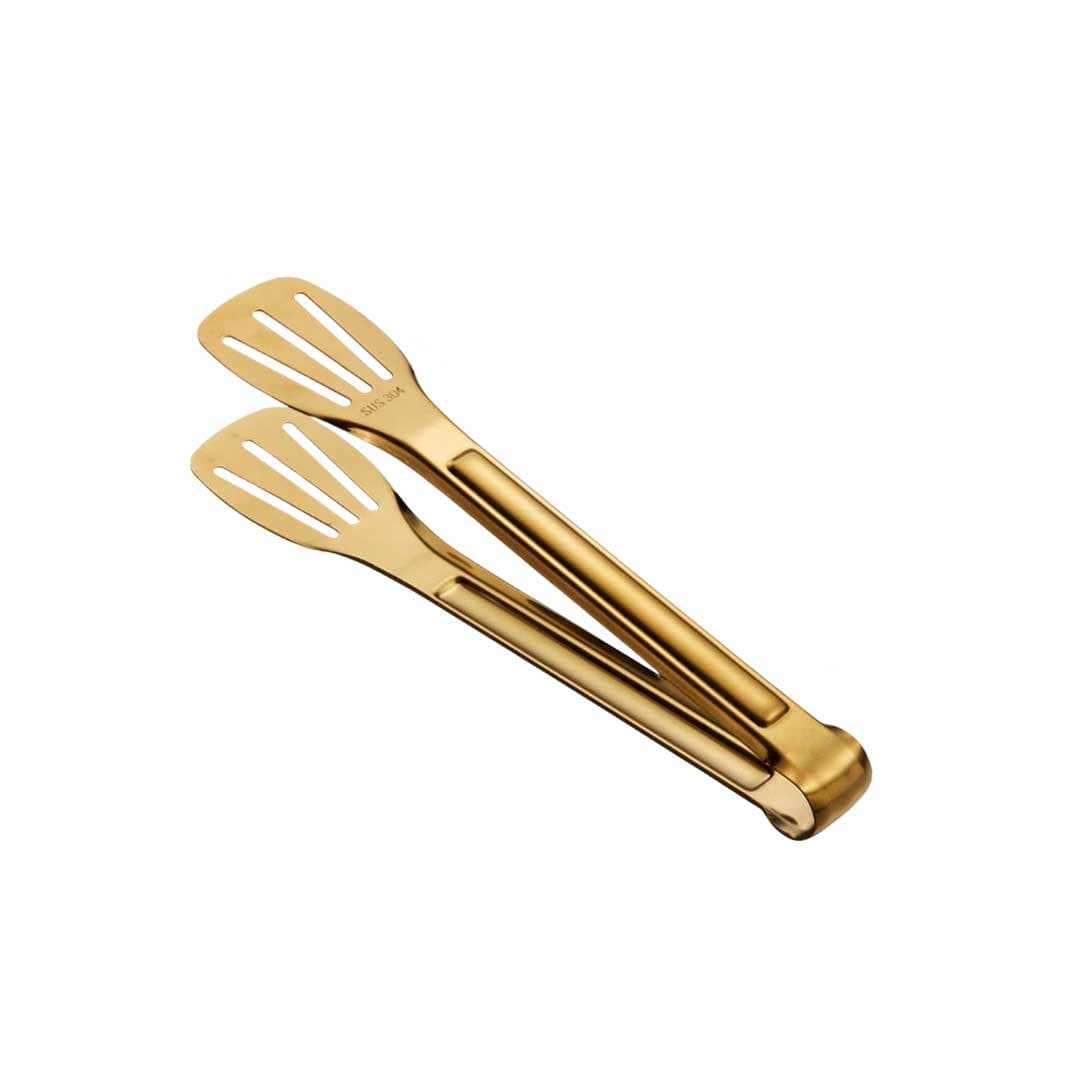 Gold Stainless Food Tongs - ภาพที่ 1