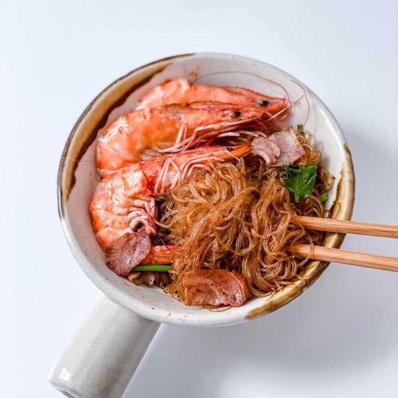 กุ้งอบวุ้นเส้นหม้อดิน - ภาพที่ 1