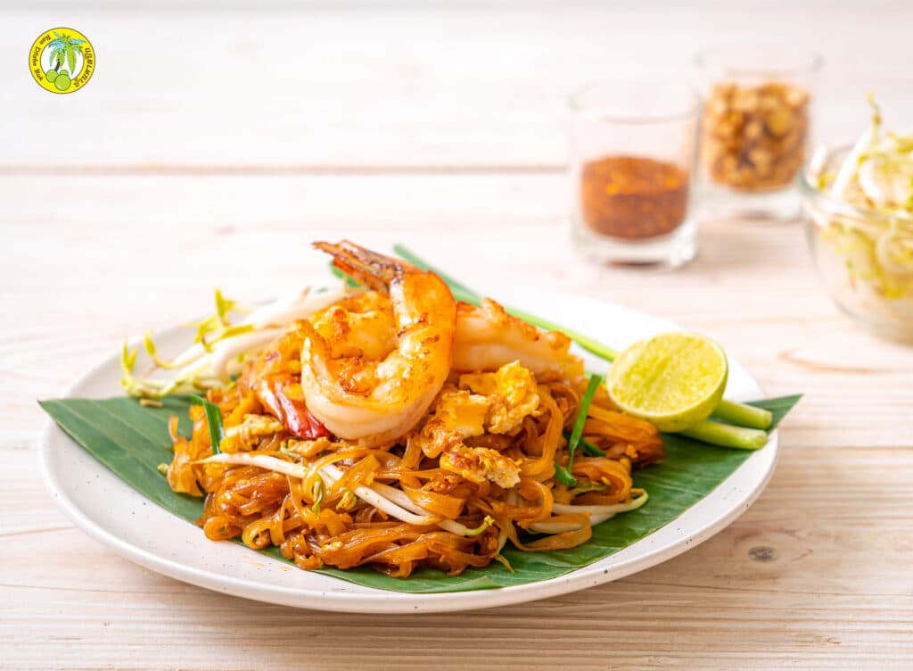 ผัดไทยกุ้งสด - ภาพที่ 1