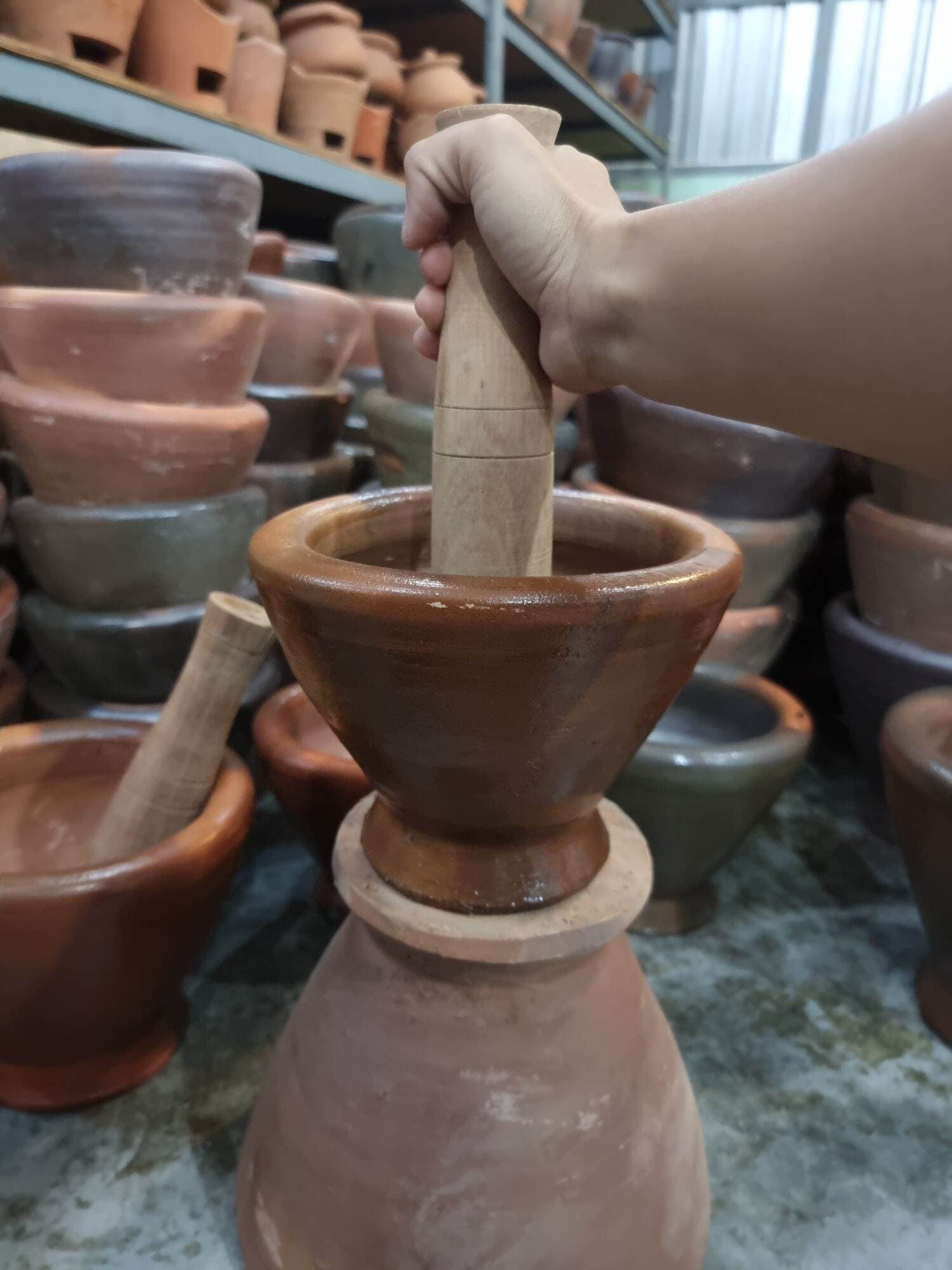 Clay Mortar for Som Tum