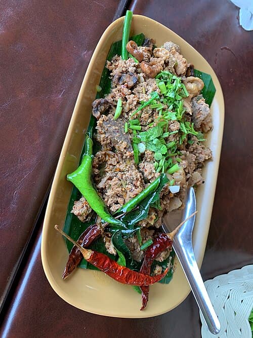 Northern Thai Spicy Pork Salad